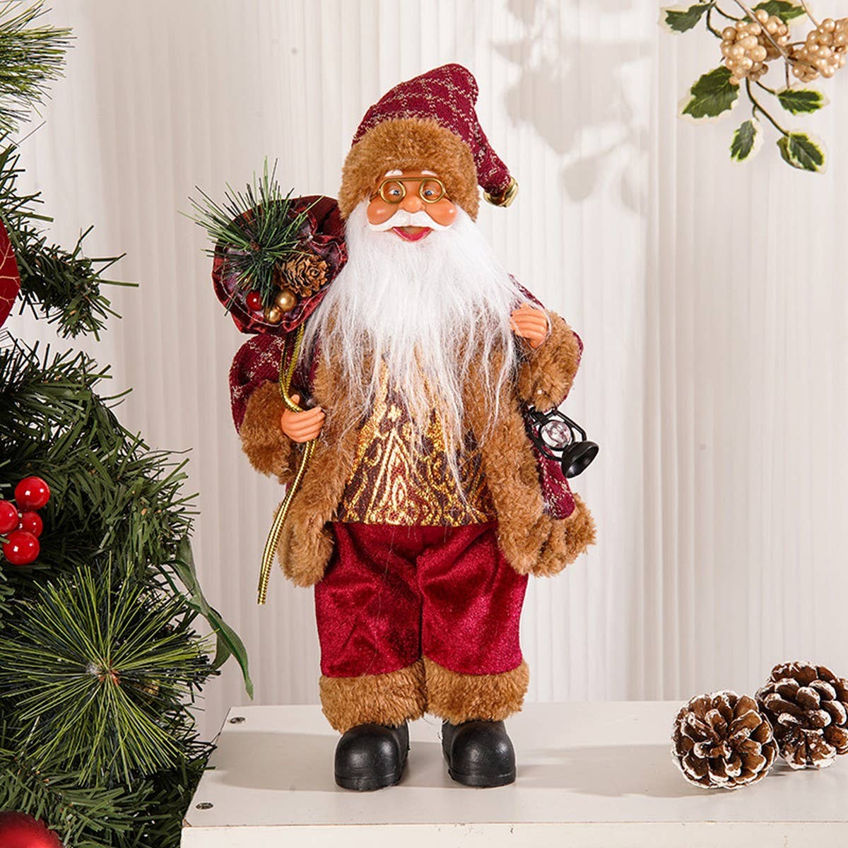 CHRISTMAS DECORATION BACKPACK OLD MAN ORNAMENTS