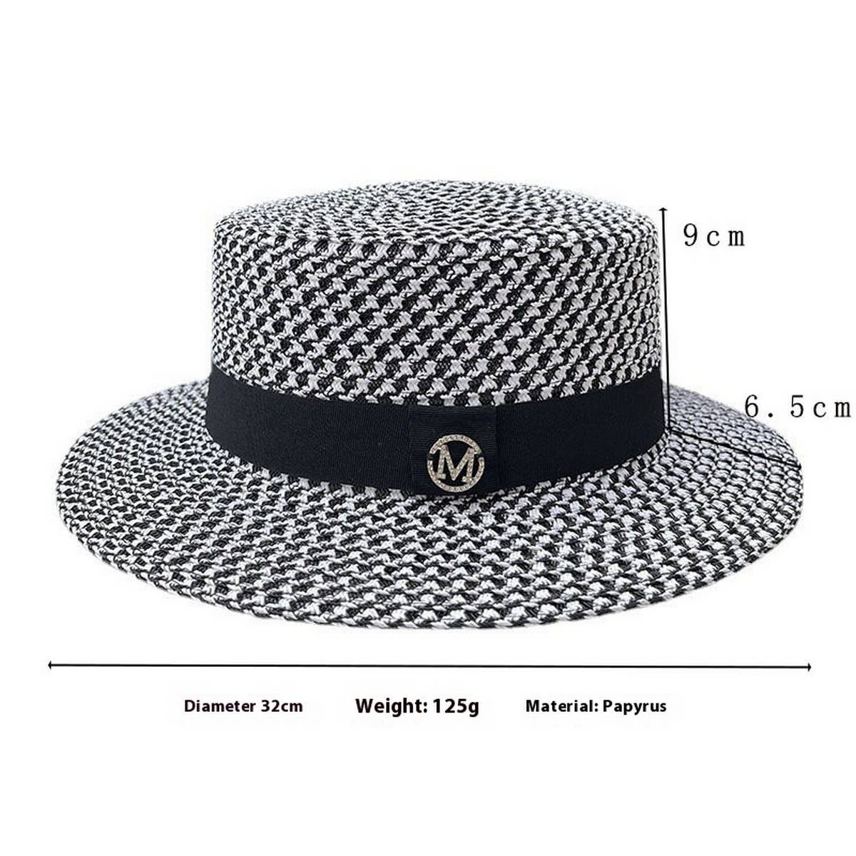 Summer sun protection high-end straw hat_CWAH3395