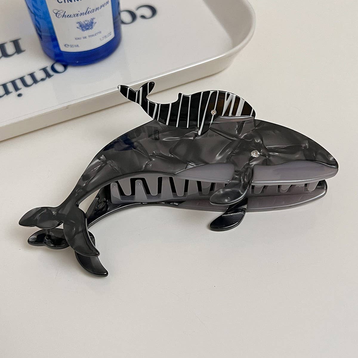 Ocean Animal Acetate Claw Clip ??Shark & Whale_CWAHA5703
