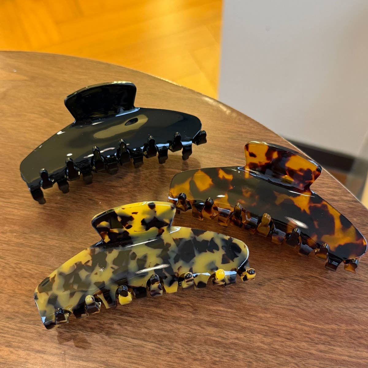 CWAHA4516_CLASSIC LEOPARD TORTOISESHELL HAIR CLIP