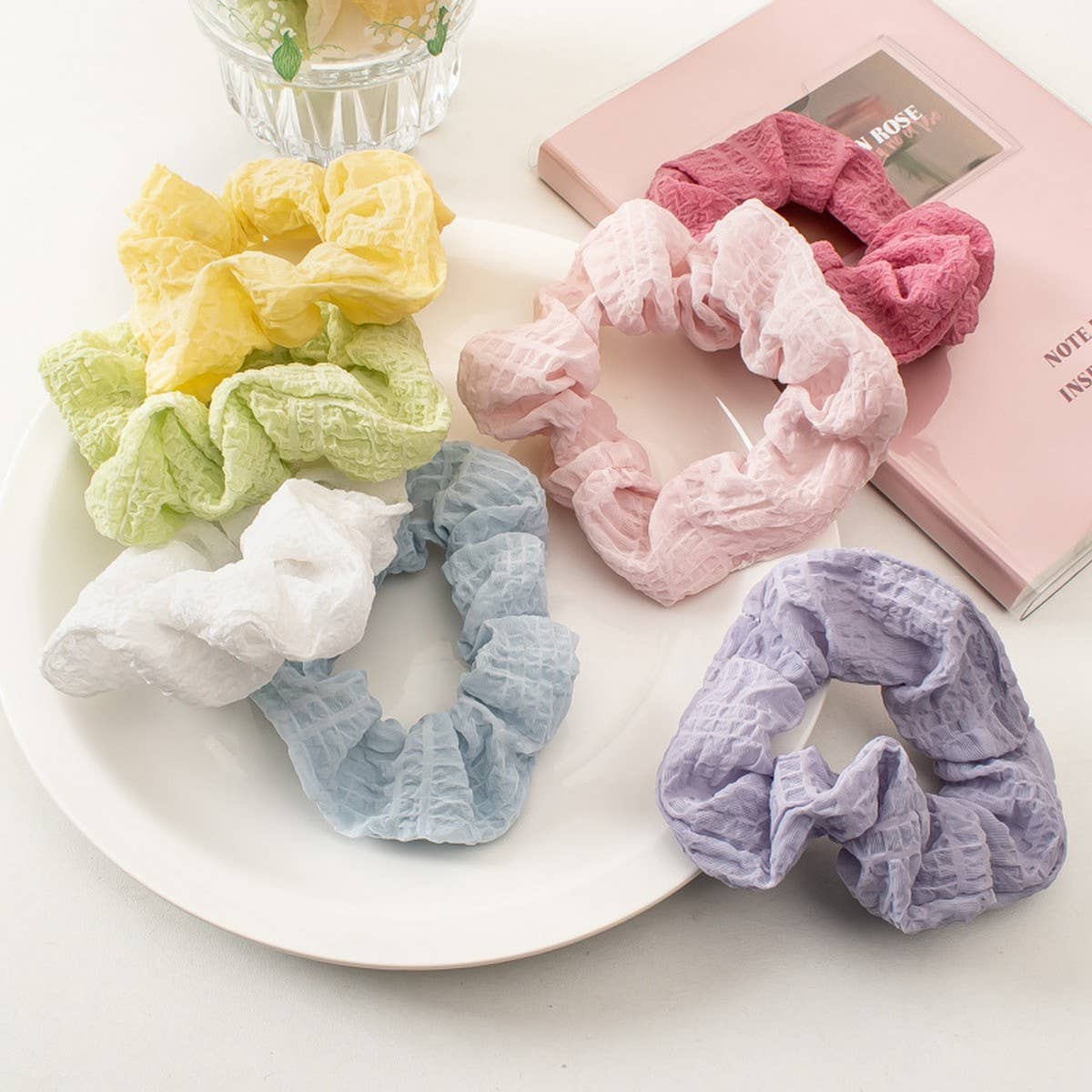 SCRUNCHIES ELASTIC HAIR BANDS_CWAHA1796