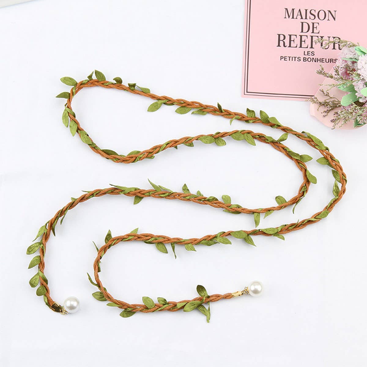 CWABE0569_BRAIDED BELT WITH TASSEL