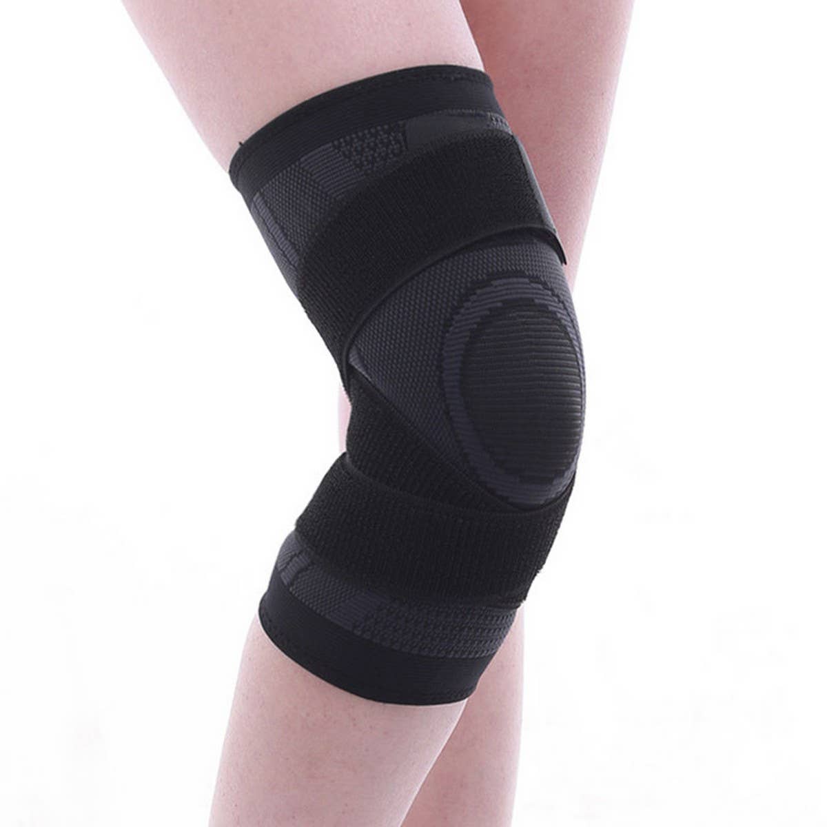 Summer Breathable Knit Compression Knee Sleeve_CWMM7892