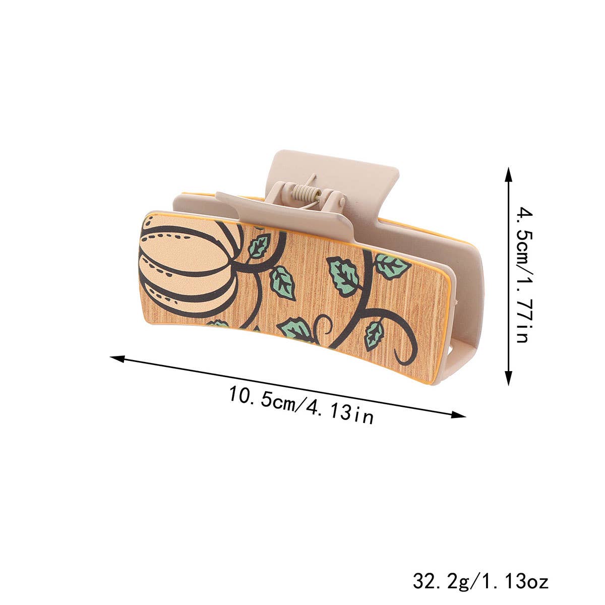 VINTAGE DARK LEATHER VINTAGE DARK LEATHER HAIRCLIP