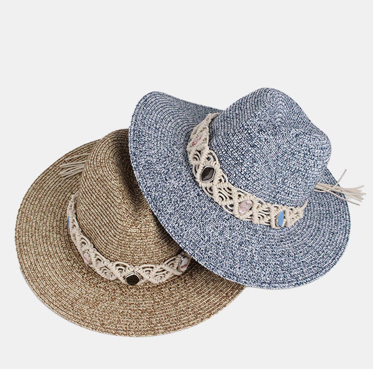FASHIONABLE AND PERSONALIZED HOLLOW PANAMA HAT_CWAH1199