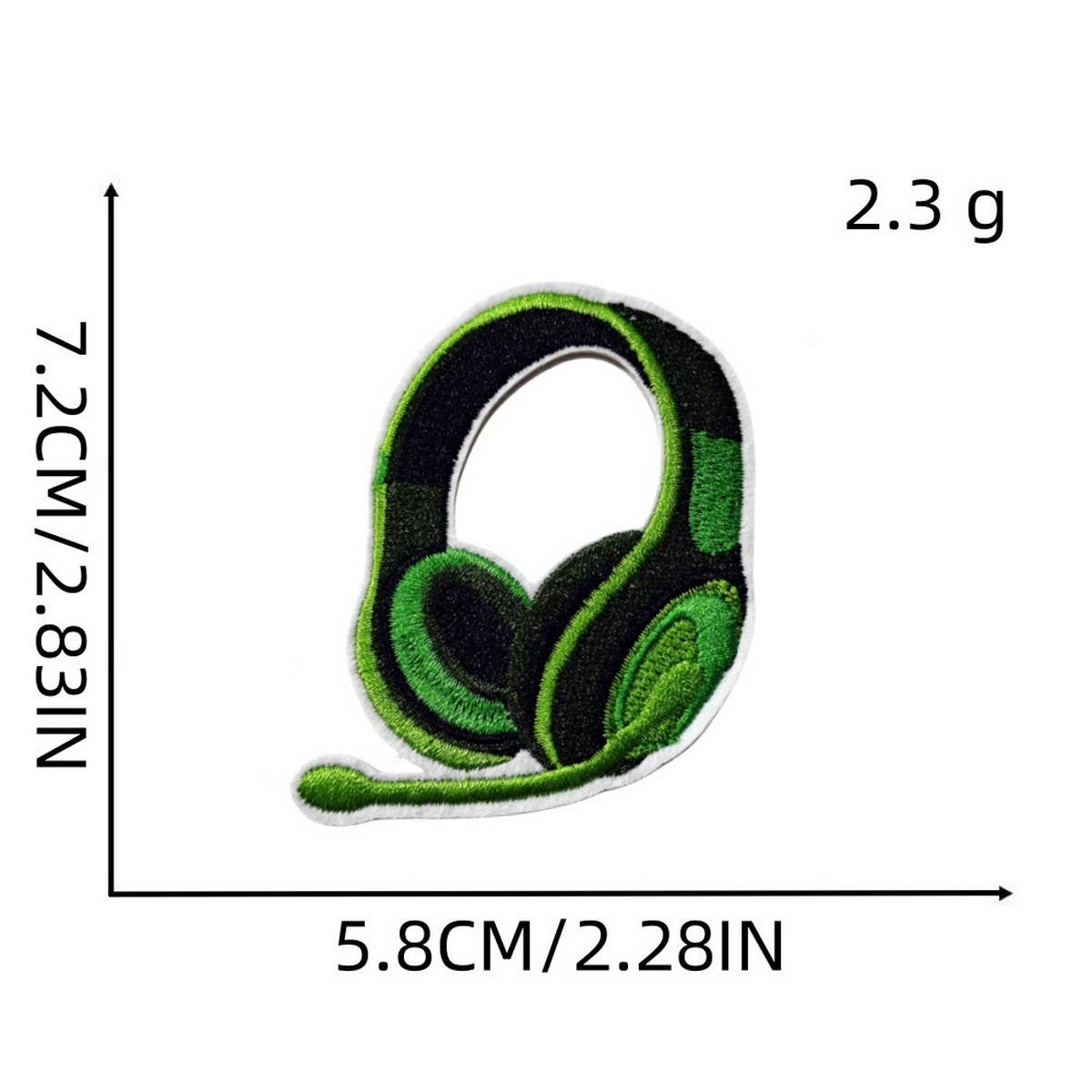 GREEN GAME CARTOON EMBROIDERED PATCH