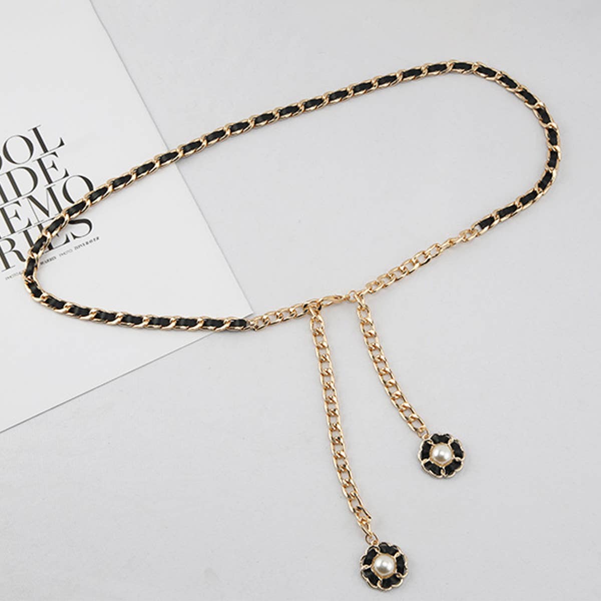 CWABE0969_FASHION DECORATION WITH SKIRT WAIST CHAIN BELT