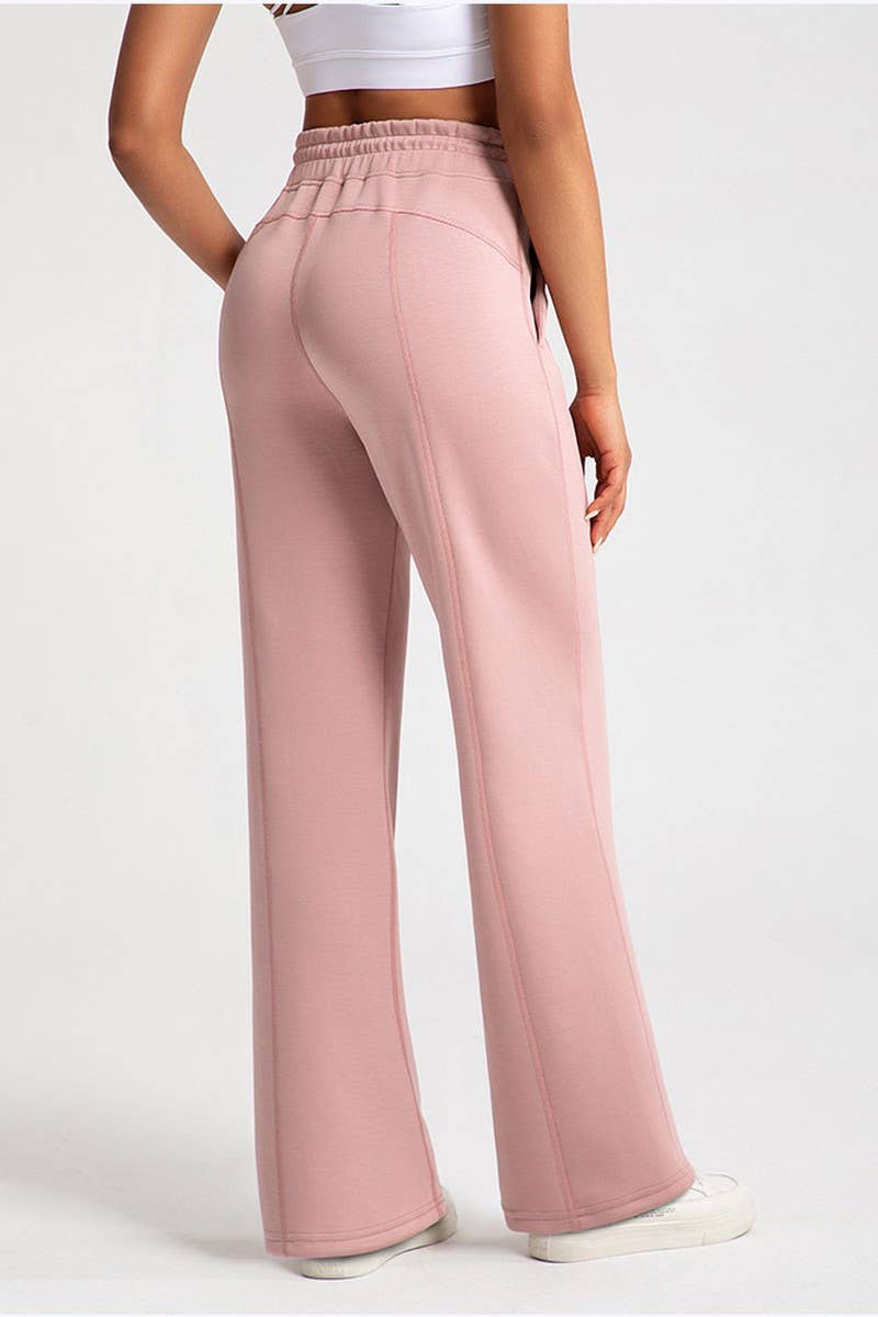 CWBLP1508_MODAL HIGH WAIST LOOSE RUNNING SPORTS PANTS