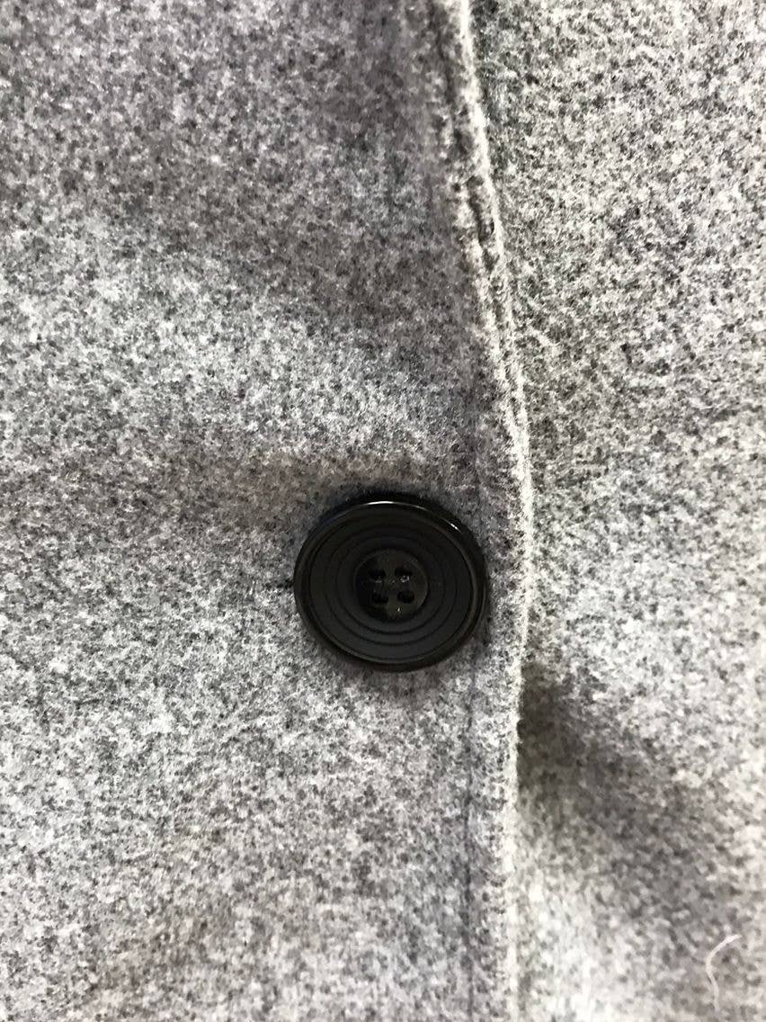 LONG SLEEVE SOLID COLOR LAPEL SINGLE BUTTON COAT