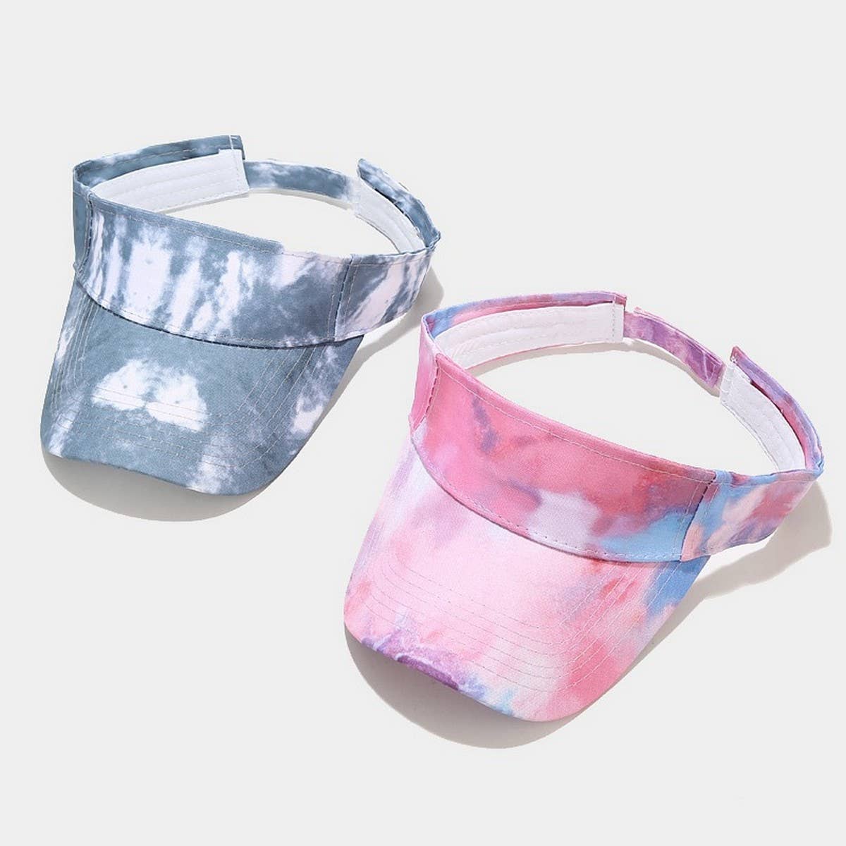 Tie-Dye Visor Hat -Sunshade Cap for Spring/Summer_CWAH3296