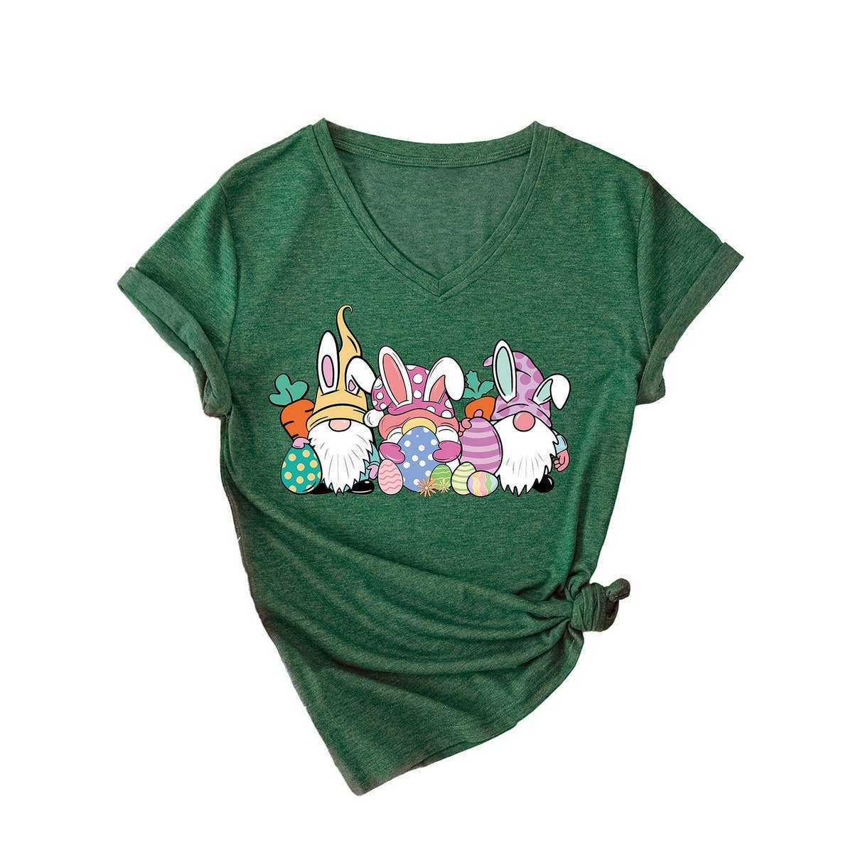 EASTER CUTE DWARF FASHION PRINT SHORT SLEEVE TEES_CWTTS0786