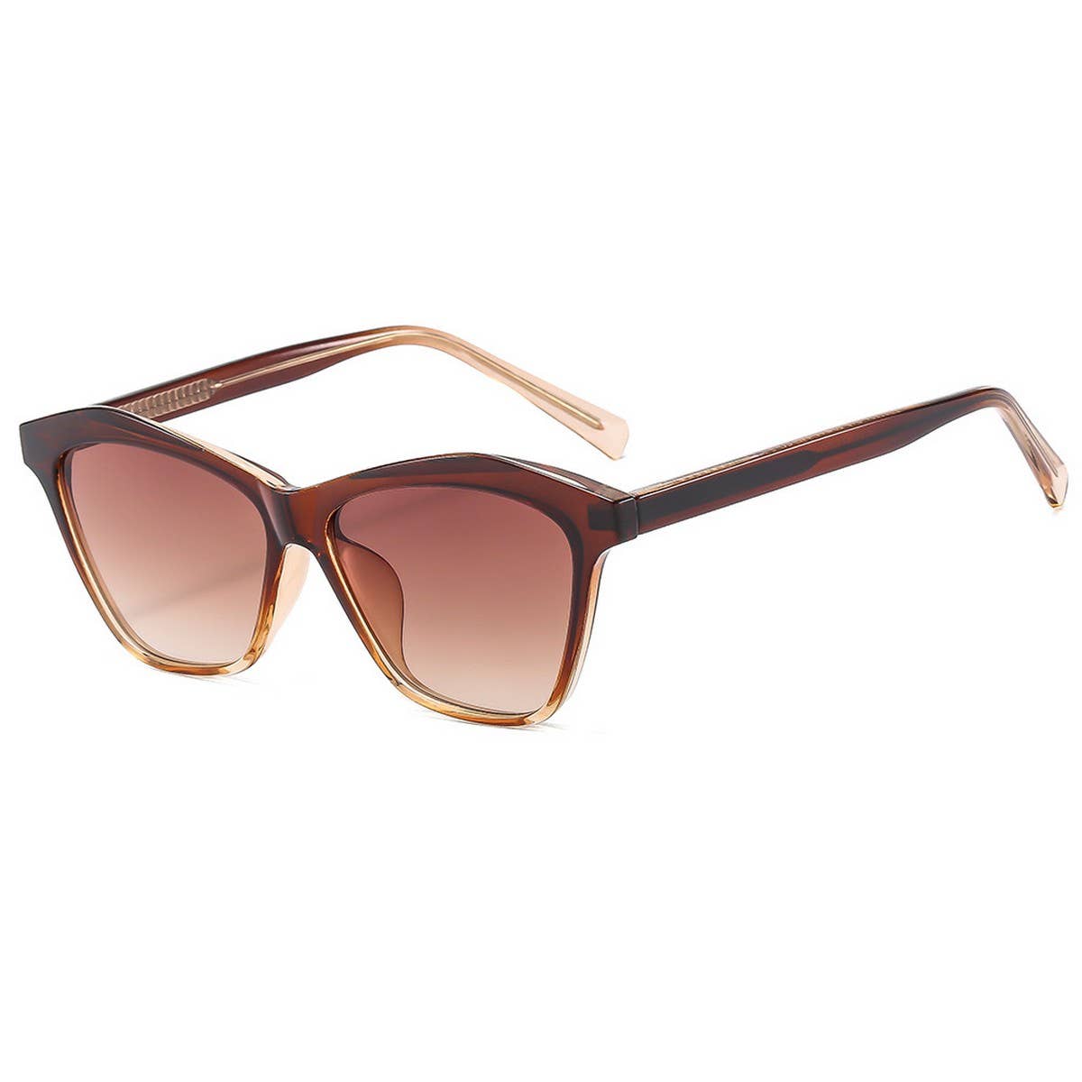Fashion Colorblock Clip-On Temple Sunglasses Women_CWASG1171