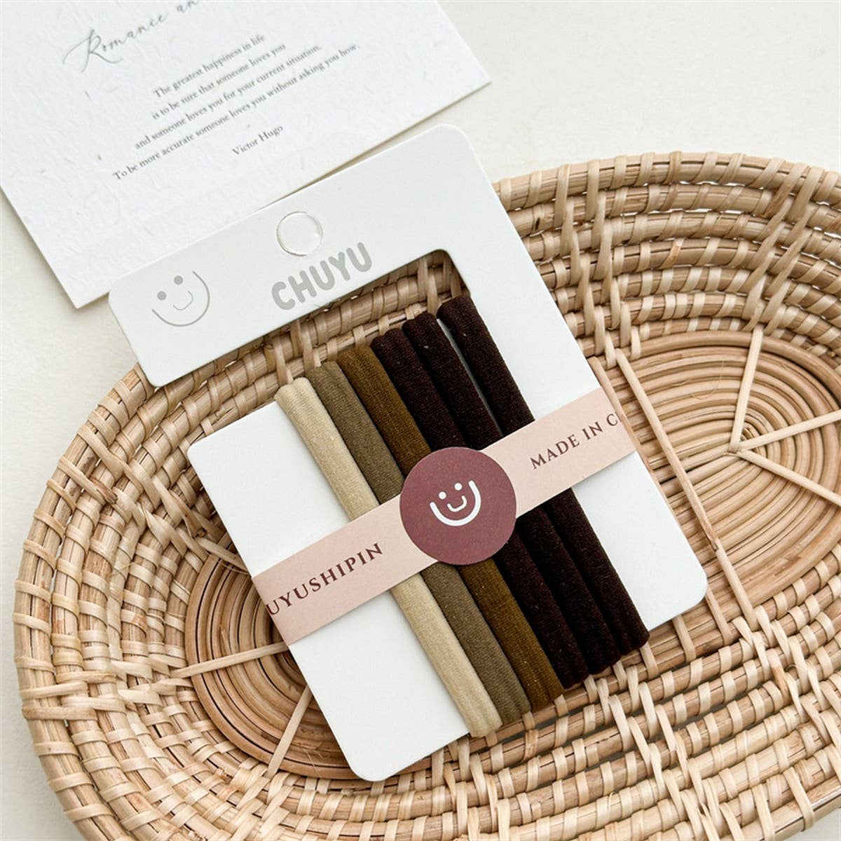 GIRLS' VERSATILE CANDY-COLORED TOWEL RING HAIRBAND