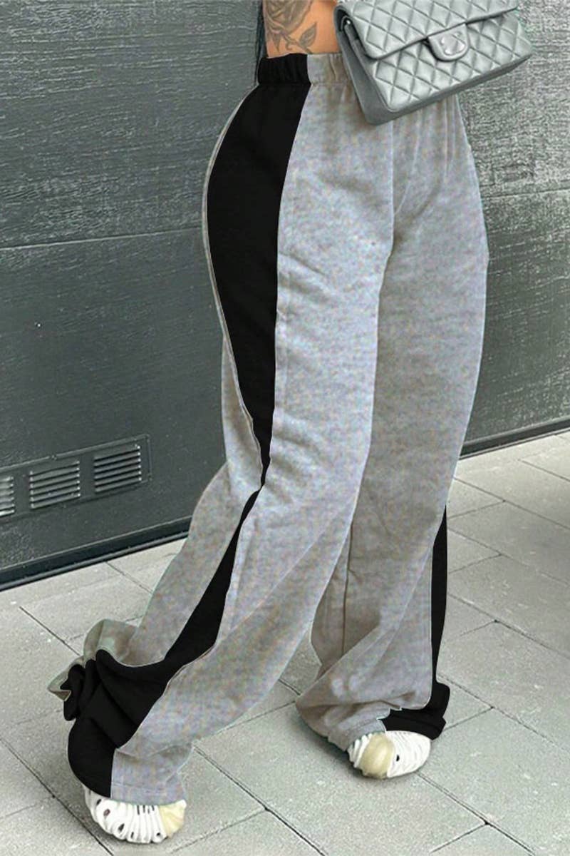 CWBMP0197_WINTER COLOR-MATCHING STRAIGHT-LEG PANTS