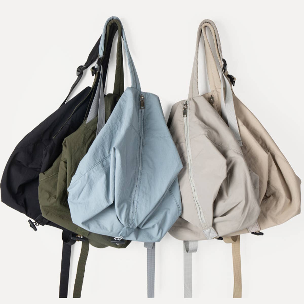 SUMMER MINIMALIST NYLON BACKPACK IRREGULAR DESIGN_CWAB1121