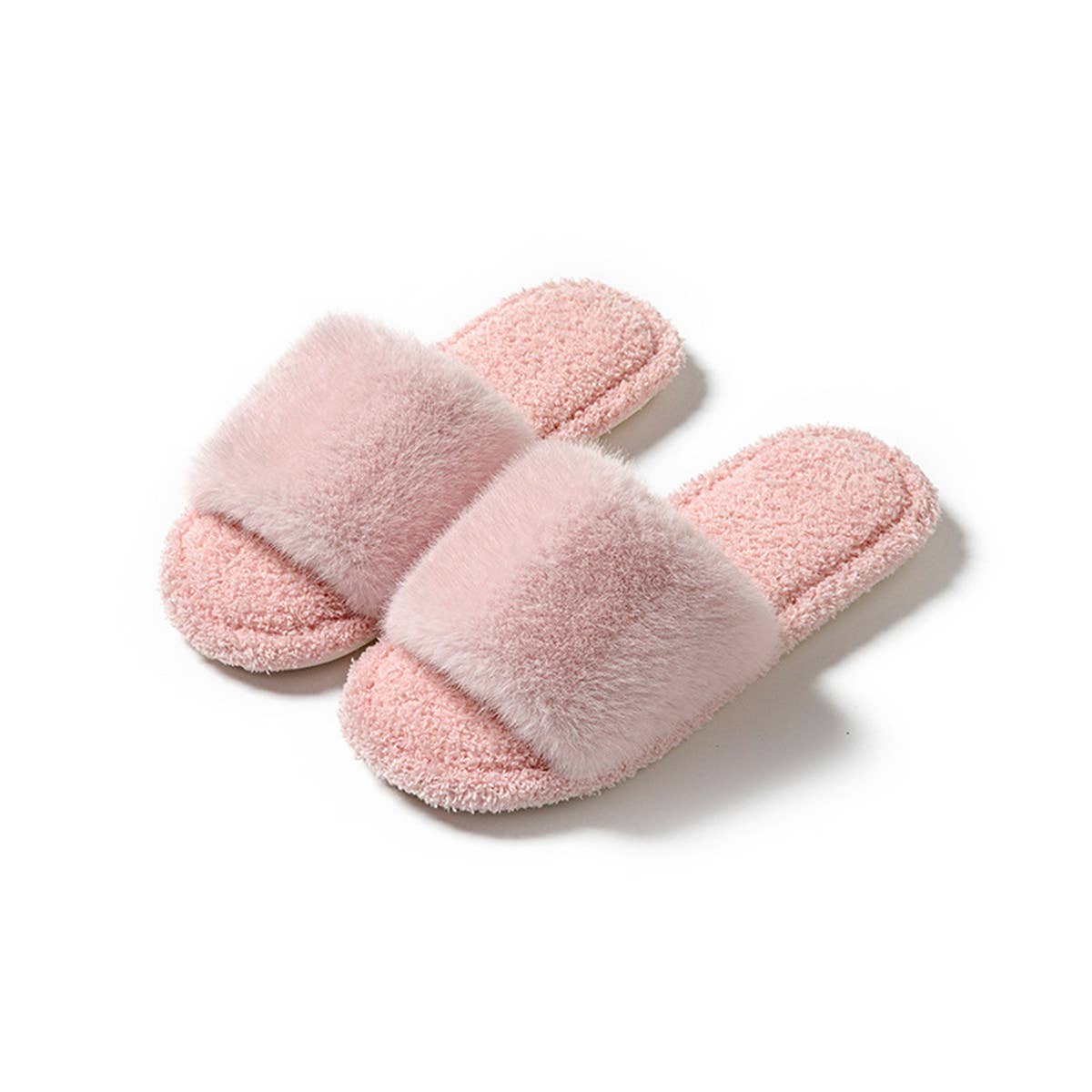 HOME AUTUMN AND WINTER OPEN COTTON SLIPPERS