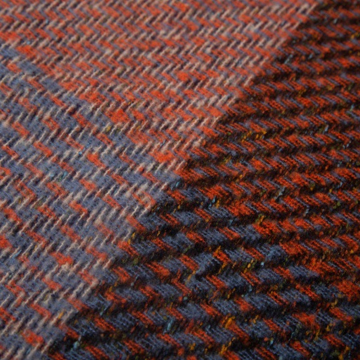 Fringe Patchwork Scarf ? Unisex Winter Shawl Wrap