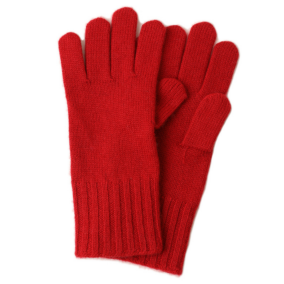 Thick Knit Wool Gloves for Women - Winter Wear_CWAG0527