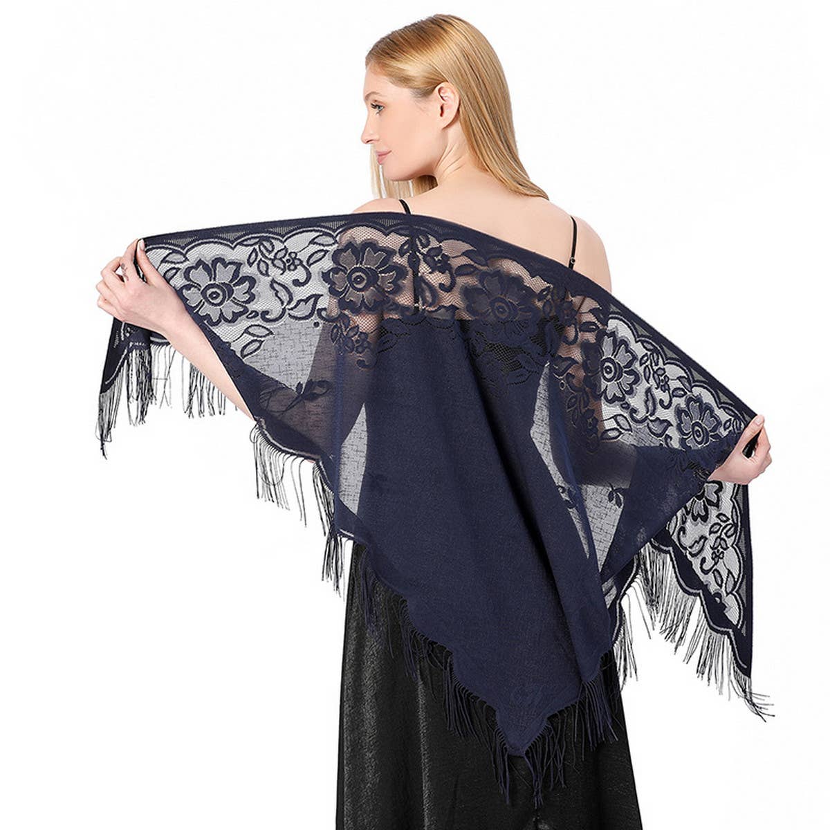 LACE SHAWL LACE TRIANGLE SCARF SHAWL