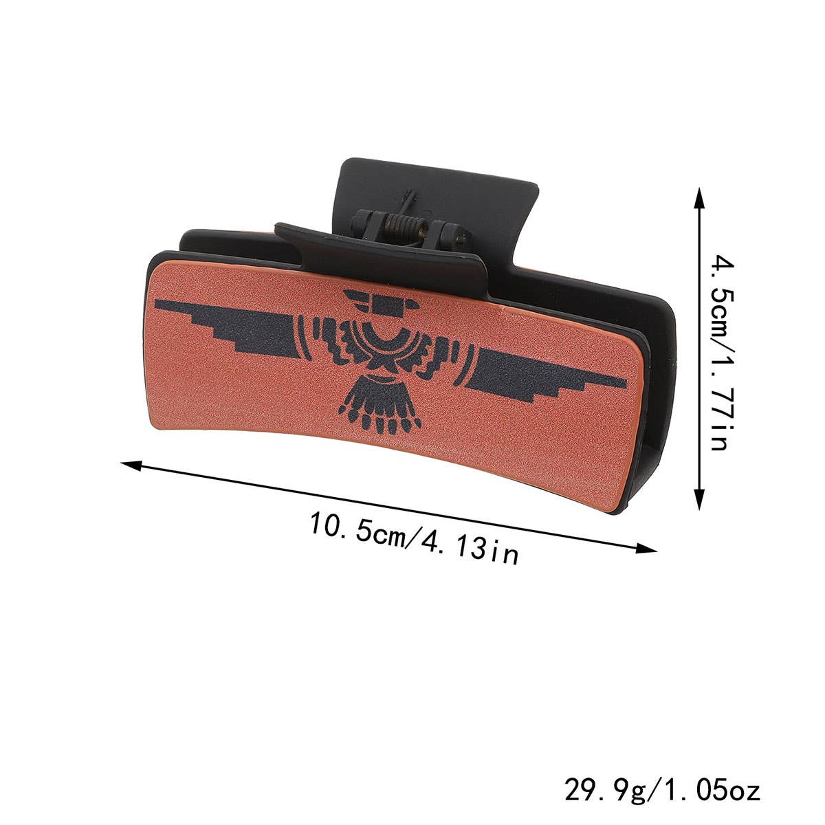 SUNFLOWER RETRO LETTERS WESTERN HAIR CLAW CLIPS