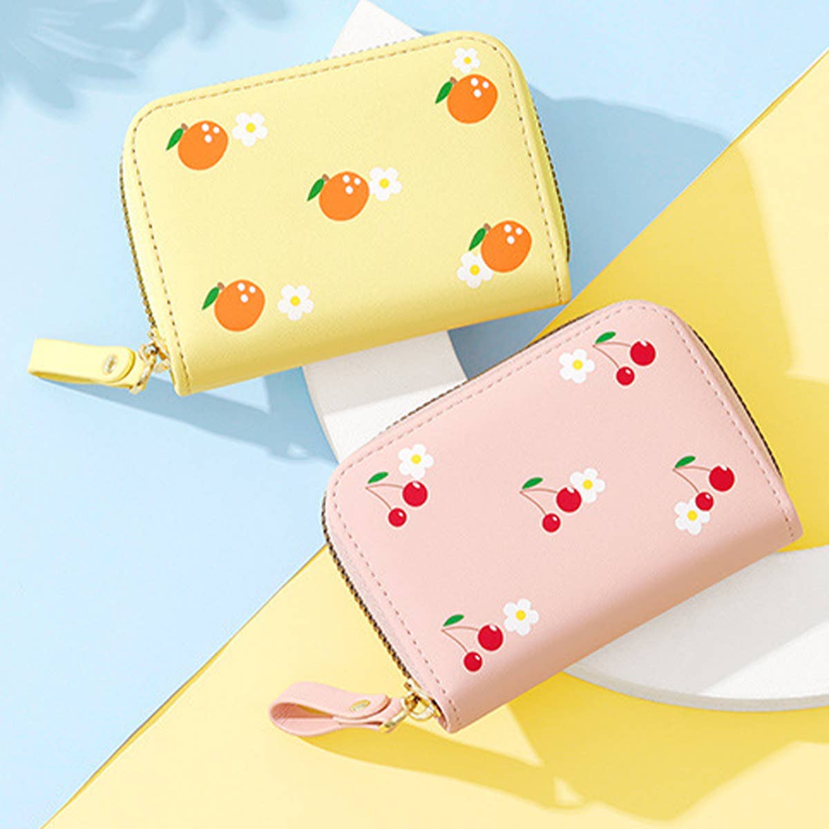 CUTE PRINTED MINI ZIPPER WALLET_CWAB1623