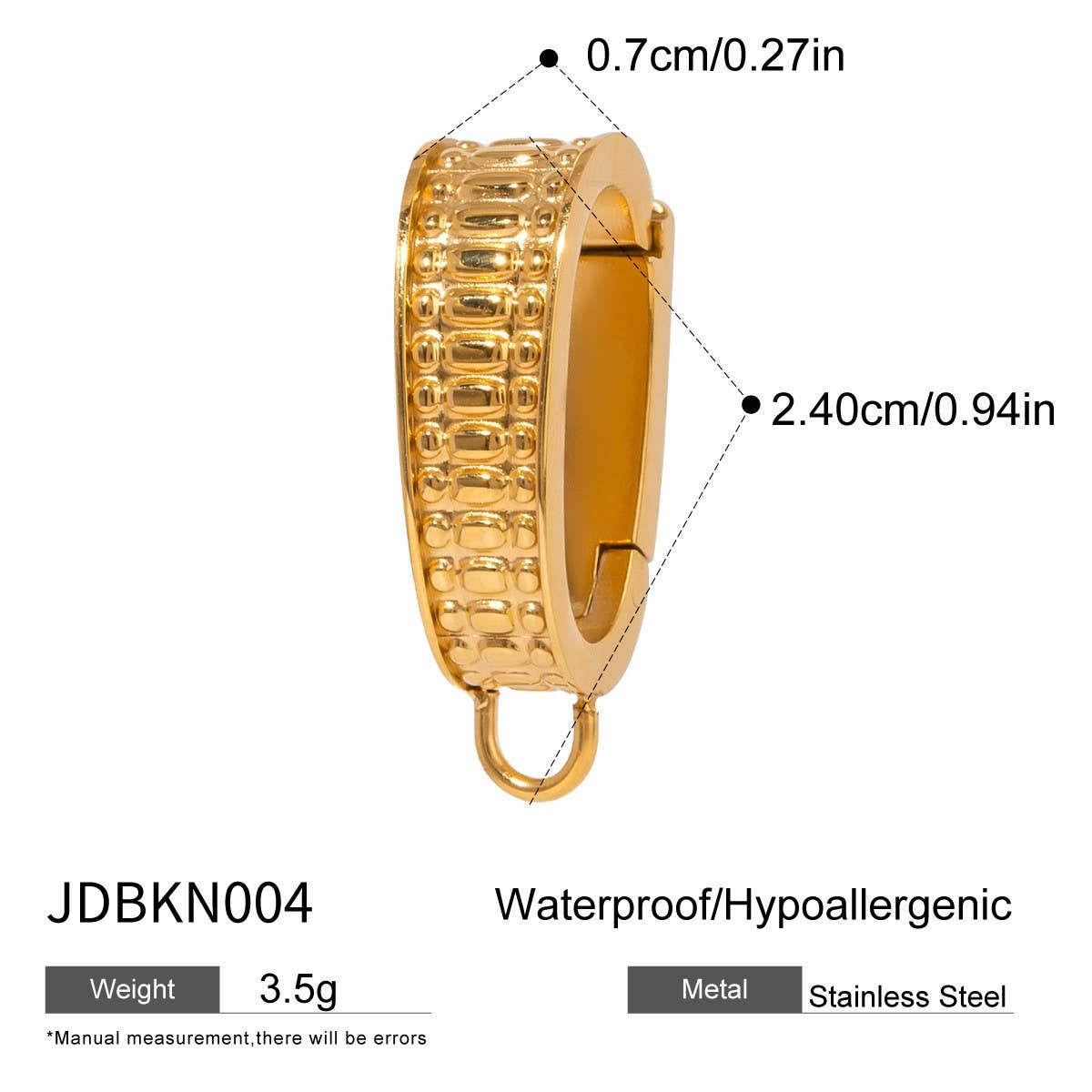 SWIMWEAR PENDANT STAINLESS STEEL JEWELRY