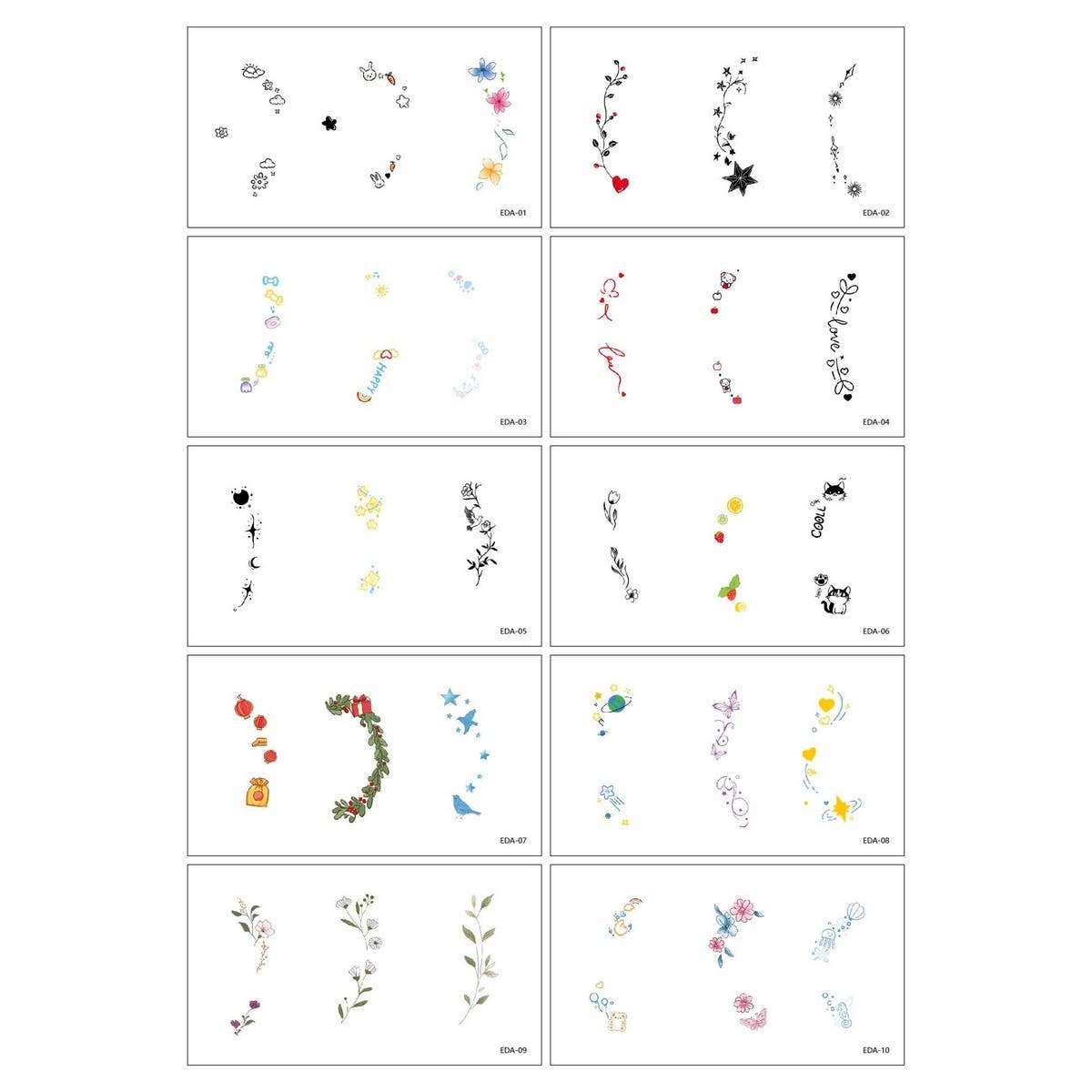 Dopamine Ear Tattoo Stickers ? Hyuna Style Fun
