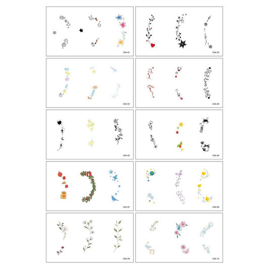 Dopamine Ear Tattoo Stickers ? Hyuna Style Fun
