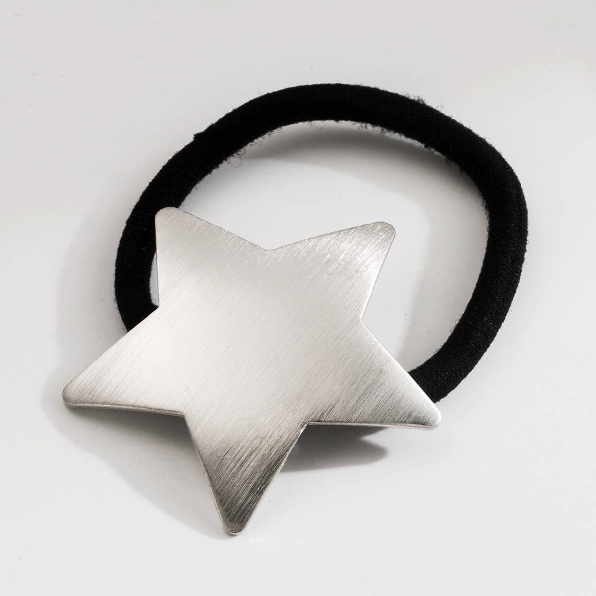 Matte Star Elastic Hair Tie for Chic Low Ponytail