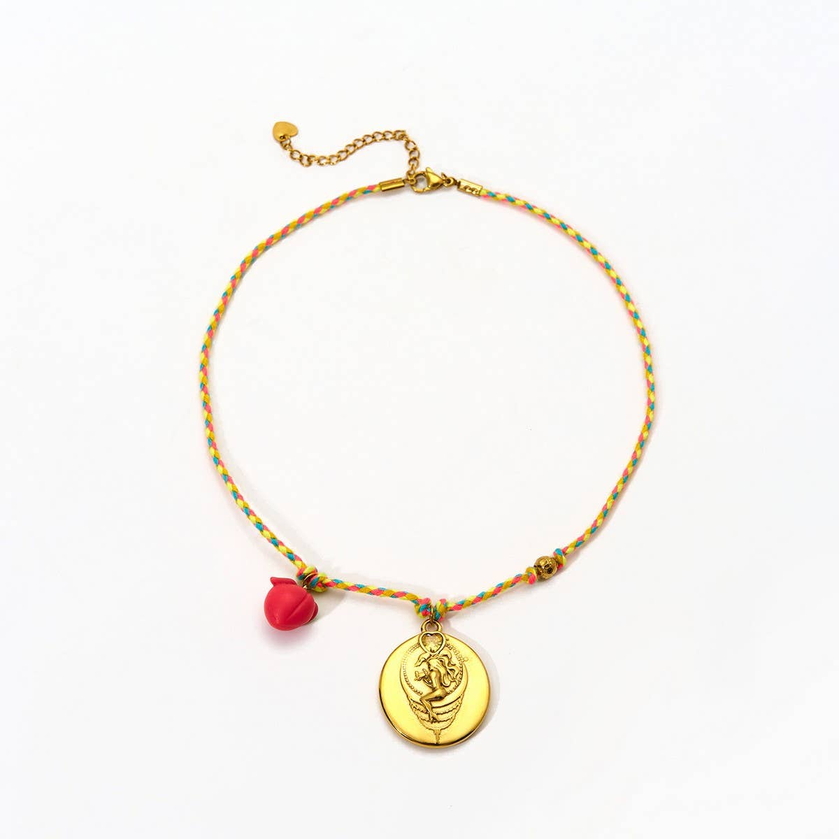 Handmade Rope Zodiac Necklace with Zircon