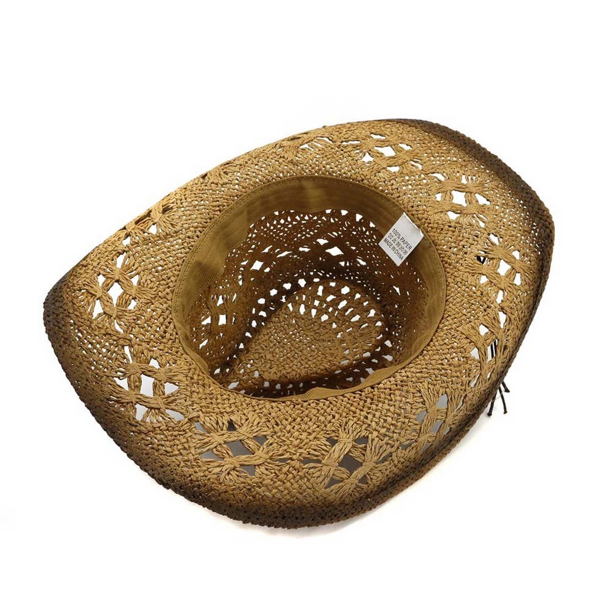 BEACH SUNSHADE COWBOY STRAW HAT_CWAH1257