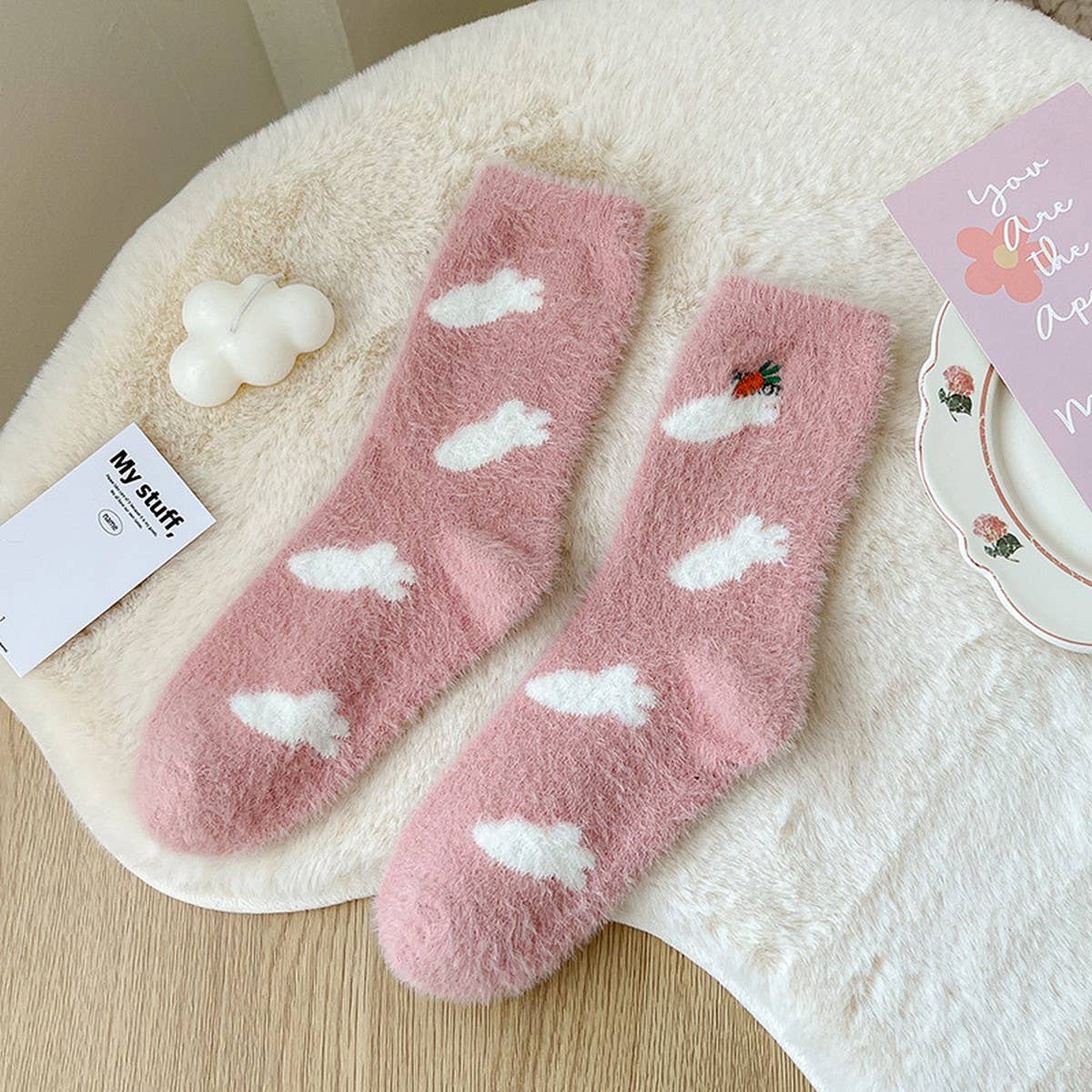 WINTER MID-CALF SOCKS THICK SLEEPING SOCKS
