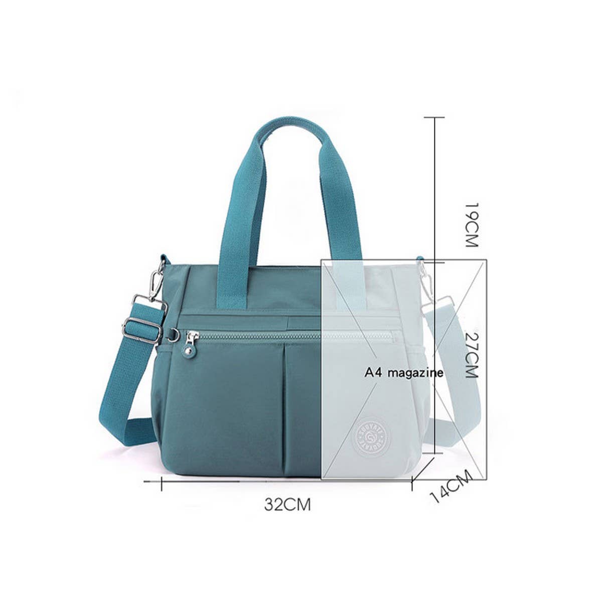 NYLON FABRIC HANDBAG TREND SHOULDER MESSENGER BAG_CWASC1785