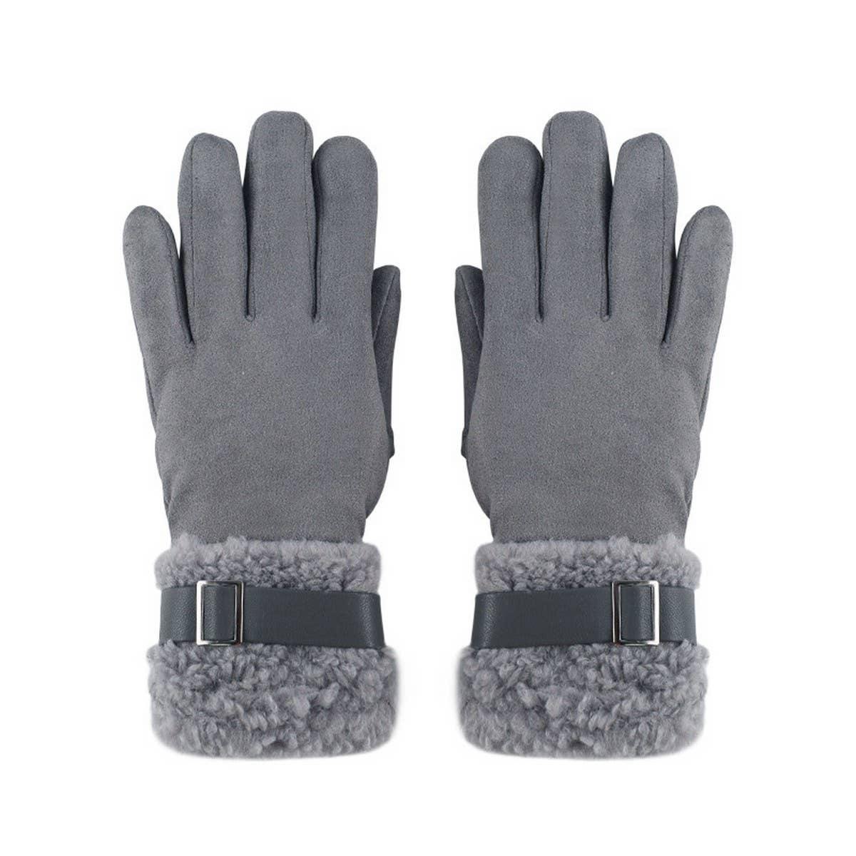 WINTER VELVET THICK WARM TOUCH SCREEN GLOVES_CWAG0381
