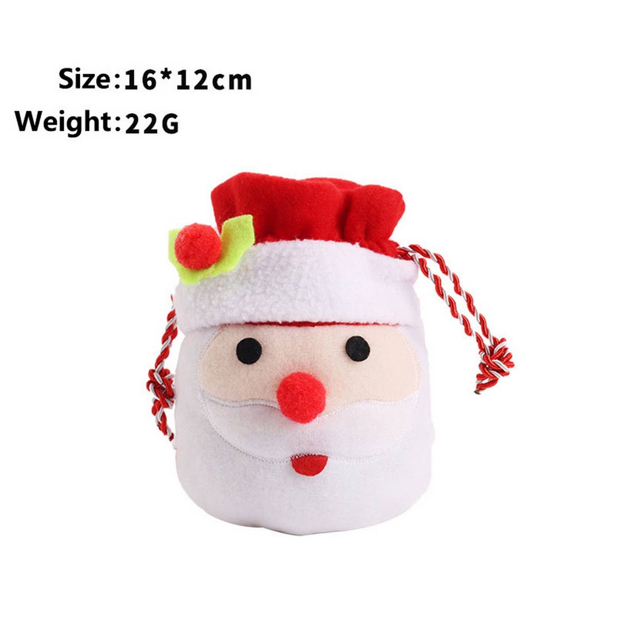 Cute Santa Candy Gift Apple Bag for Christmas_CWAJE05380
