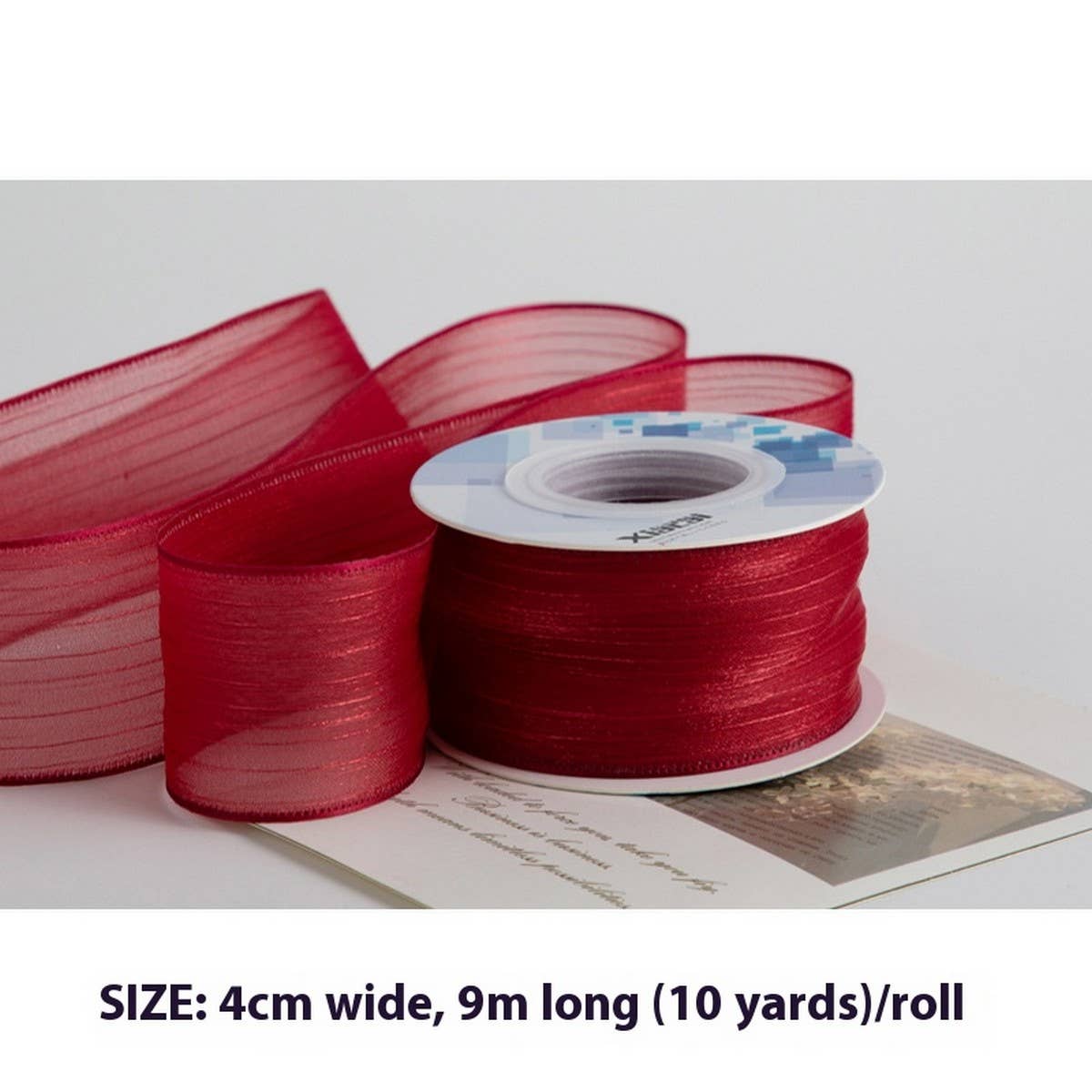 DIY BOW HAIR ACCESSORIES SNOW YARN RIBBON