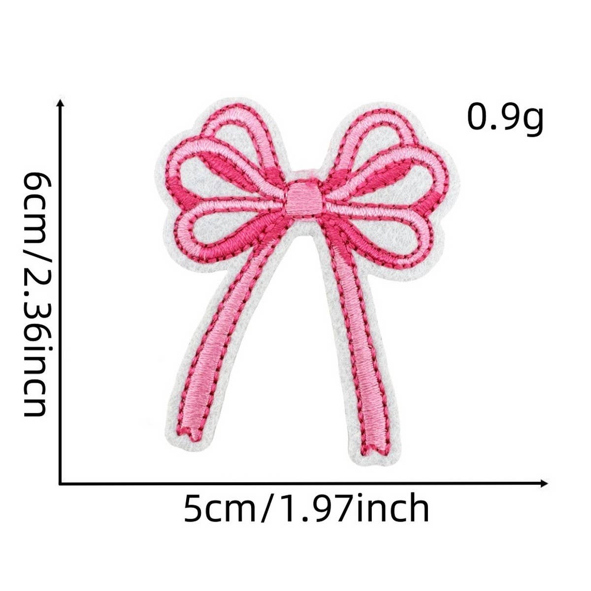 NEW PINK BOW SERIES EMBROIDERED PATCHES