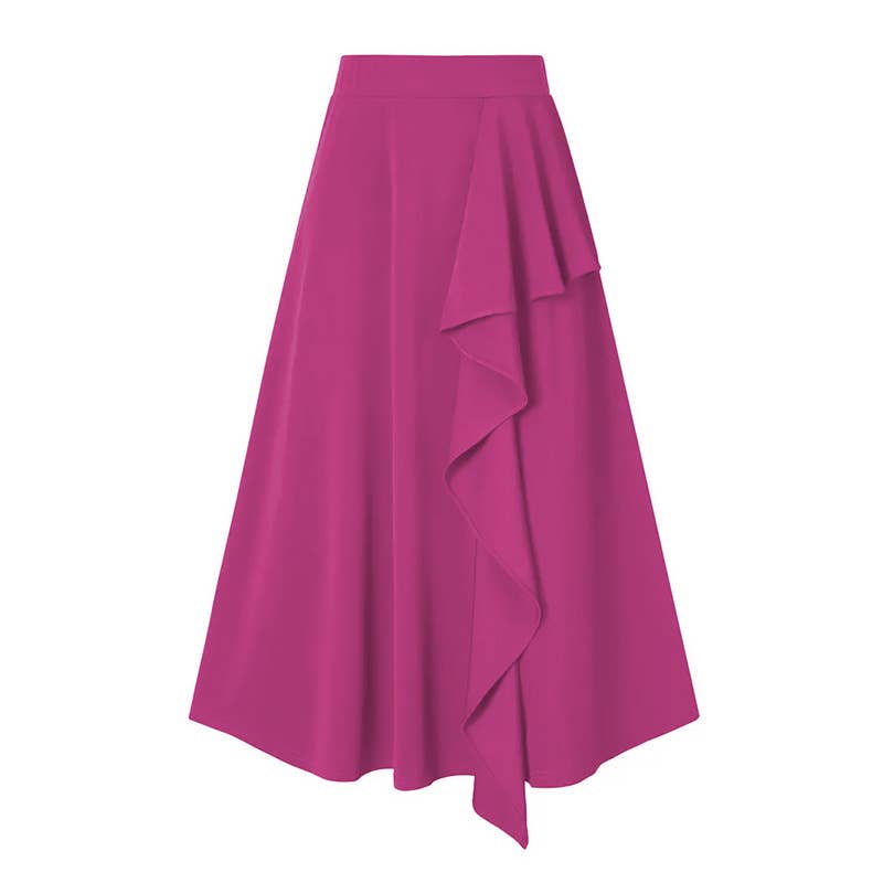 PLUS-SIZE LOOSE IRREGULAR SKIRT