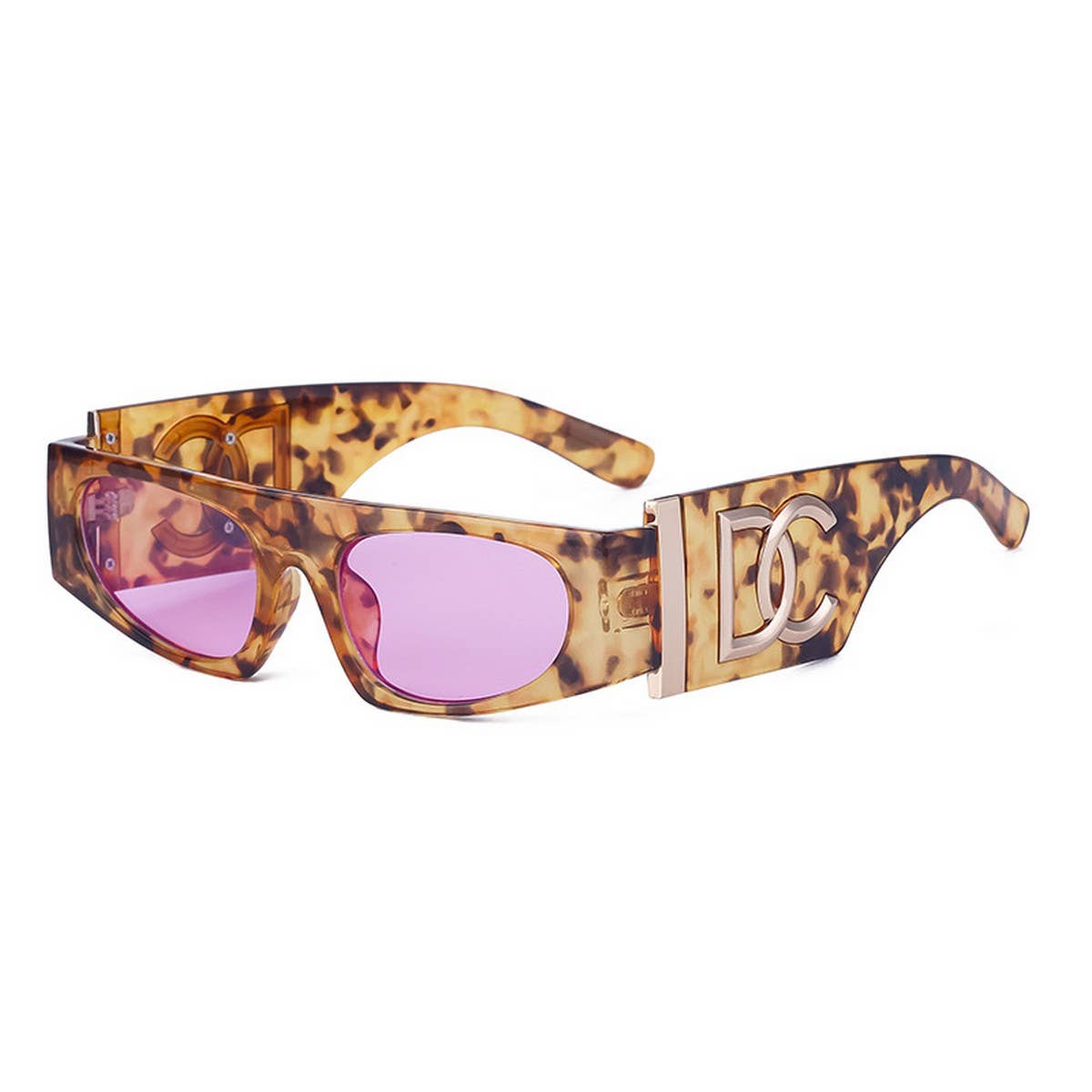 STEAMPUNK SMALL FRAME WIDE TEMPLE SUNGLASSES_CWASG0683