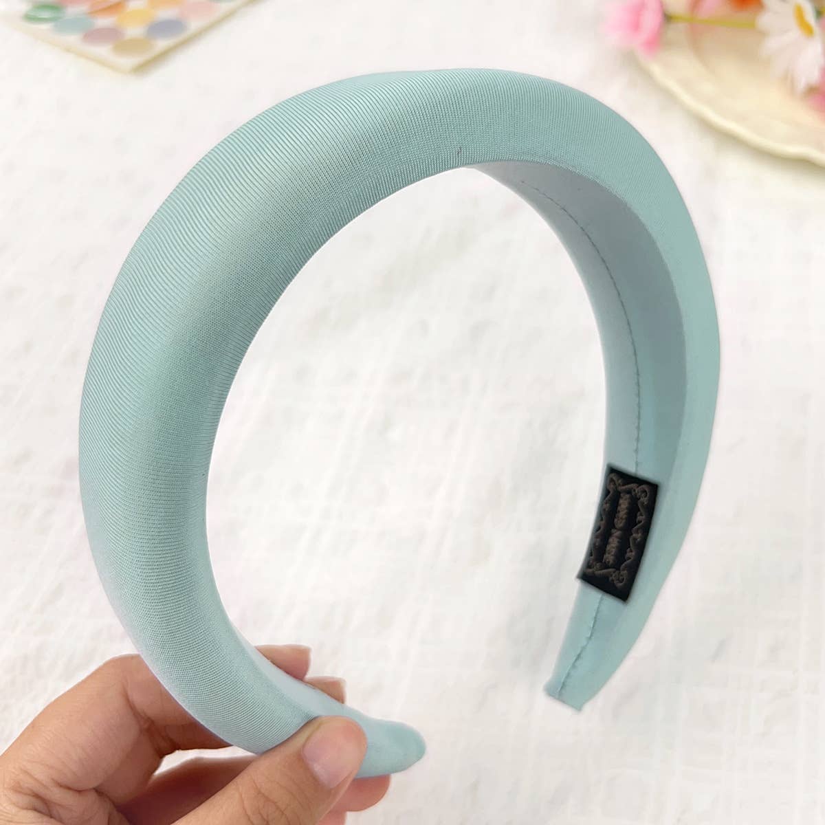 Candy color thickened high cranial top hair band