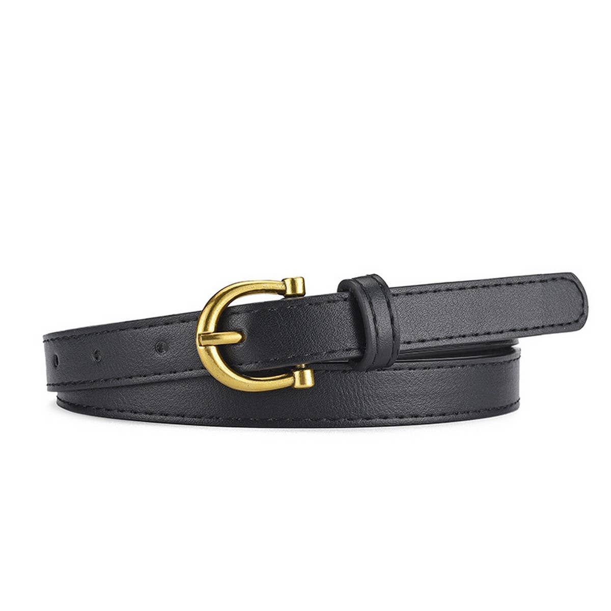 CWABE01253_THIN LEATHER BELT FOR WOMEN JEANS DRESS OUTFIT