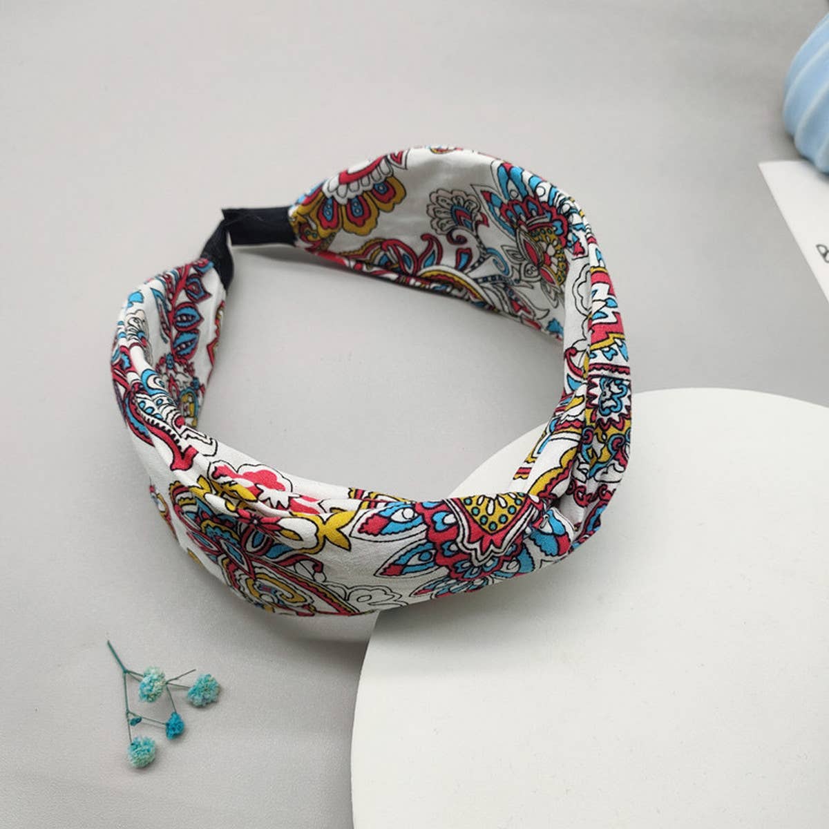 VINTAGE FABRIC CASHEW PRINT HEADBAND