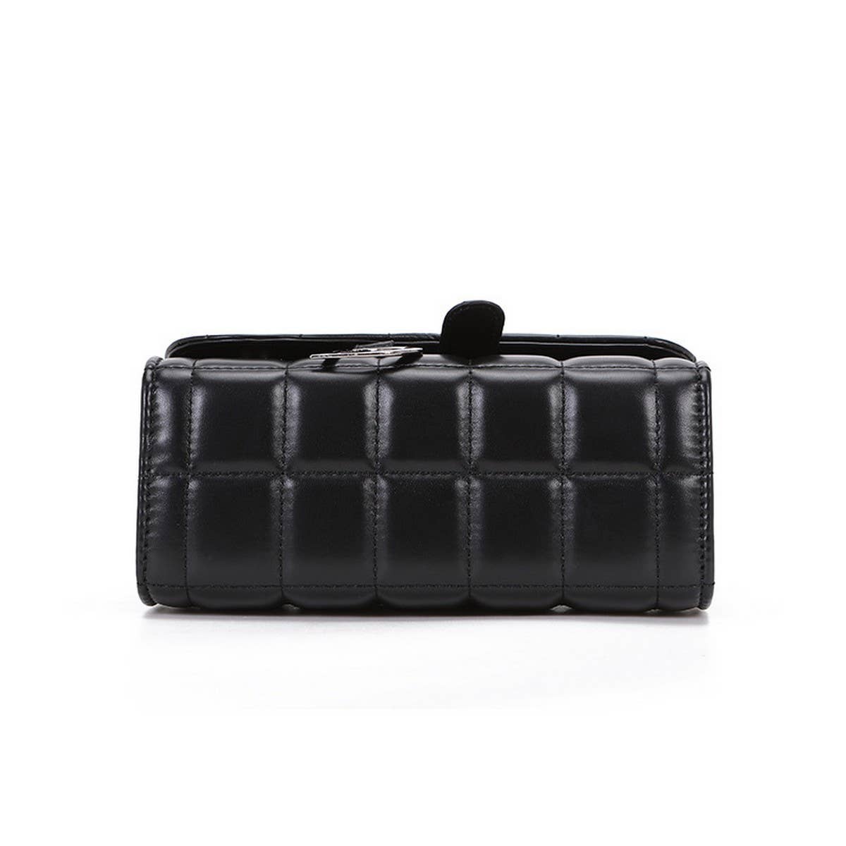 BLACK CLUTCH CHAIN CROSSBODY SHOULDER BAG_CUAB0181