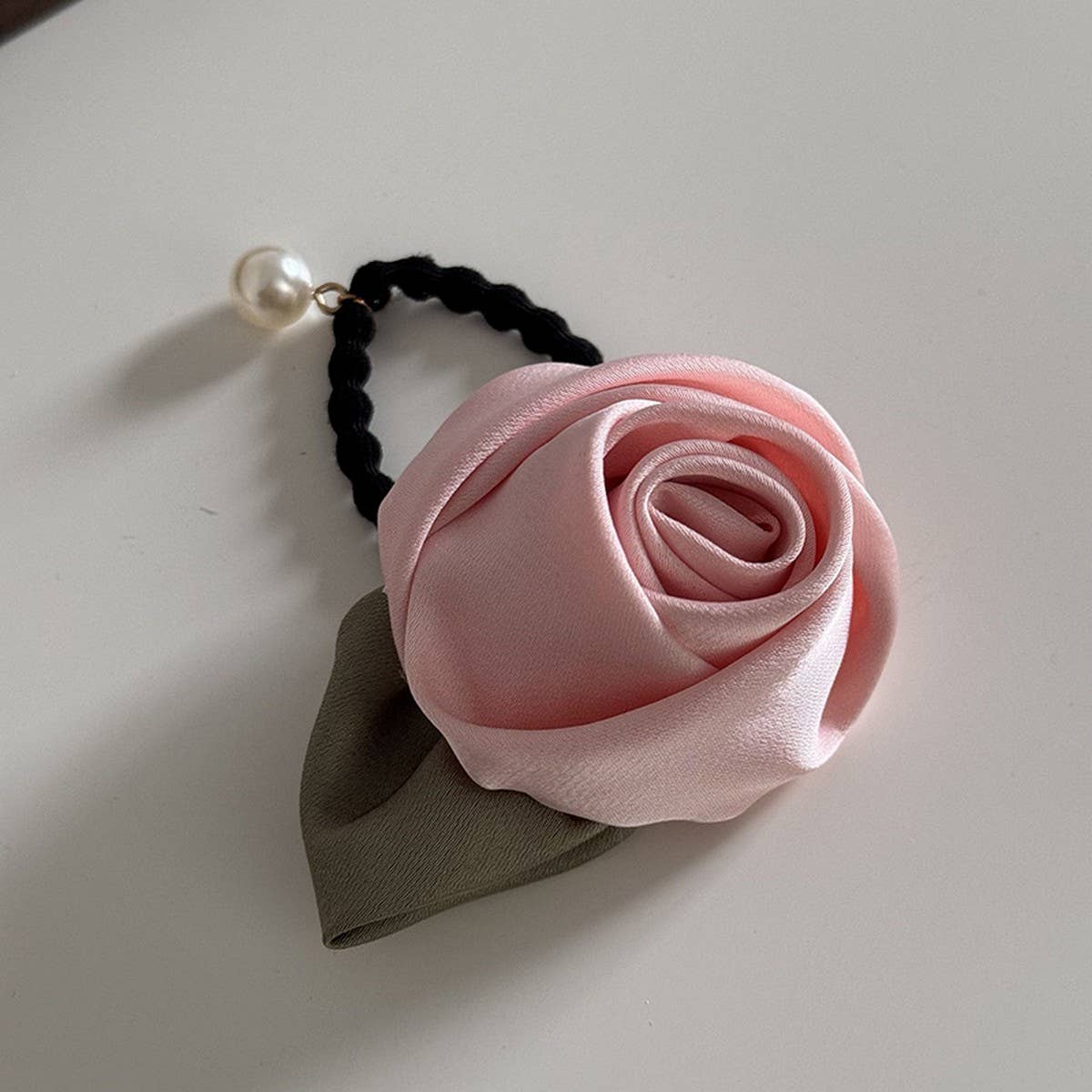 HIGH-END THREE-DIMENSIONAL ROSE BUD HAIRBAND