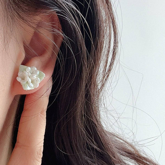 RETRO SWEET FOREST TRIANGLE EARRINGS