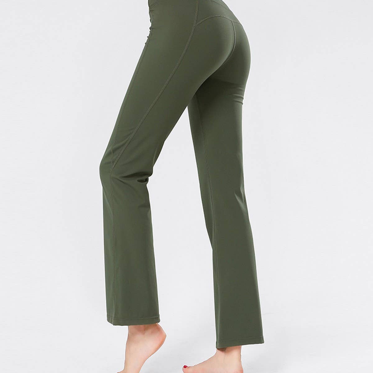 SOLID COLOR WIDE LEG DAILY YOGA PANTS SPORTSWEAR_CWBLP0585