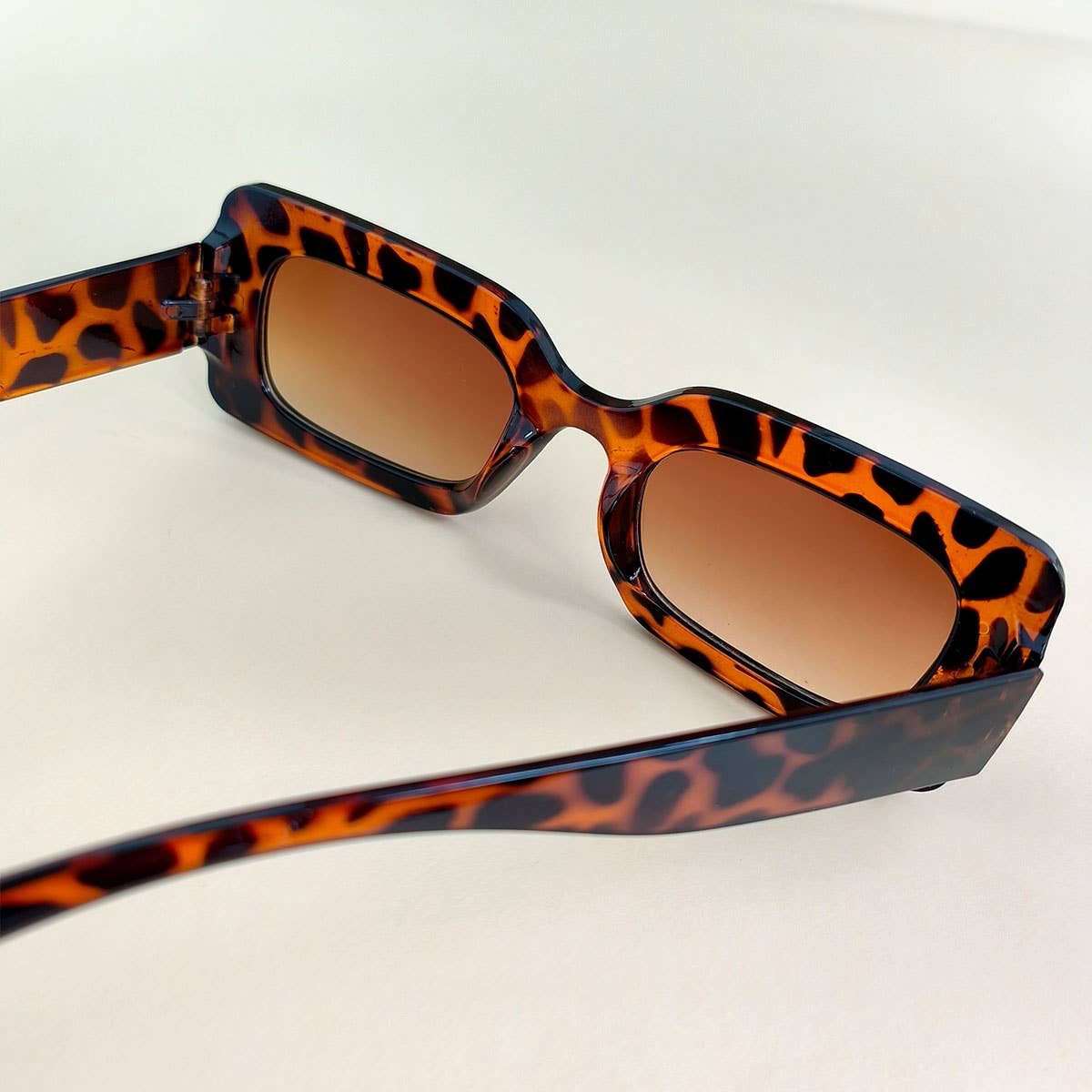 Trendy Small Square Jelly Sunglasses, Retro Style