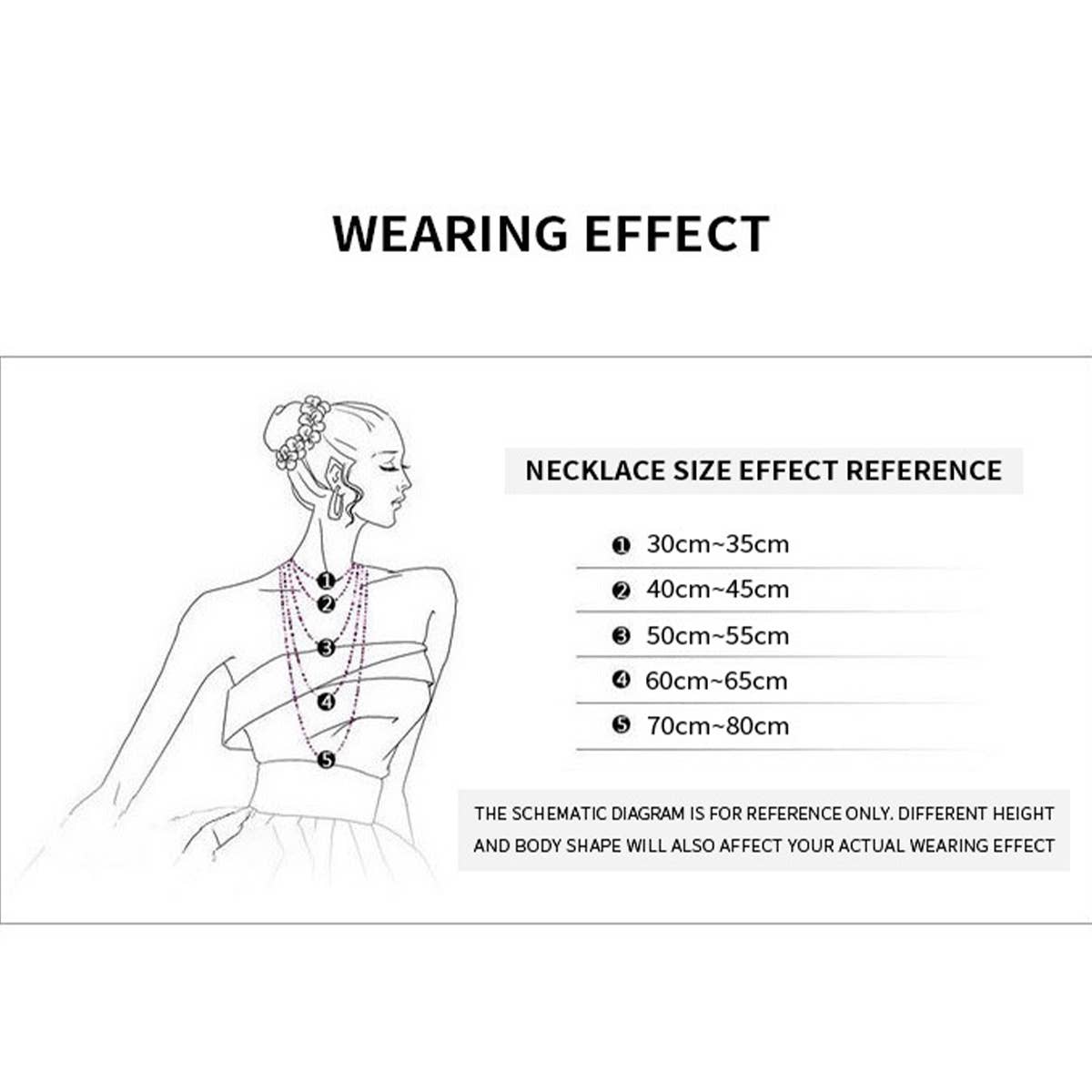 COLORED ZIRCON HEART SHAPED NECKLACE