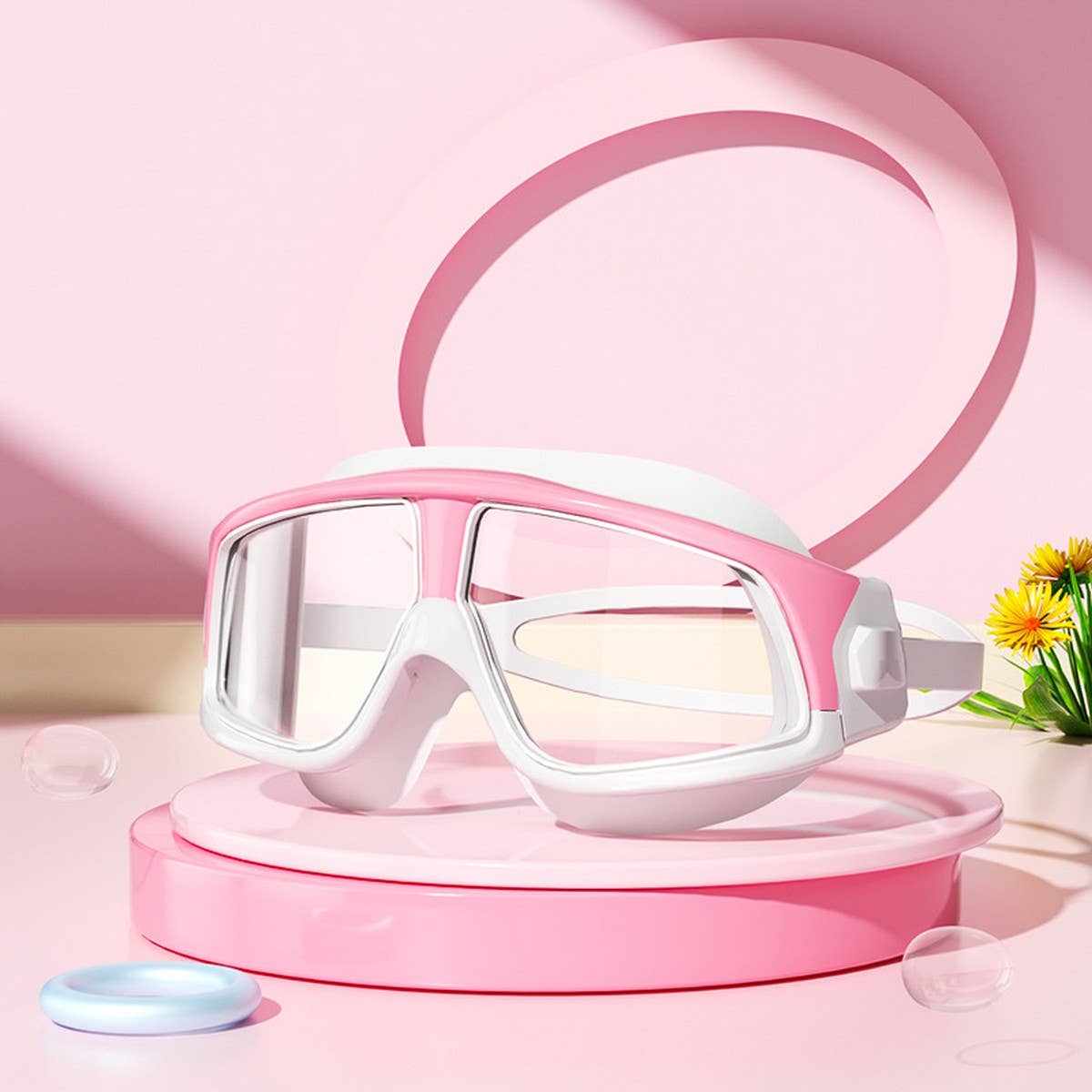 Adult HD Anti-Fog Prescription Swim Goggles_CWMM6631