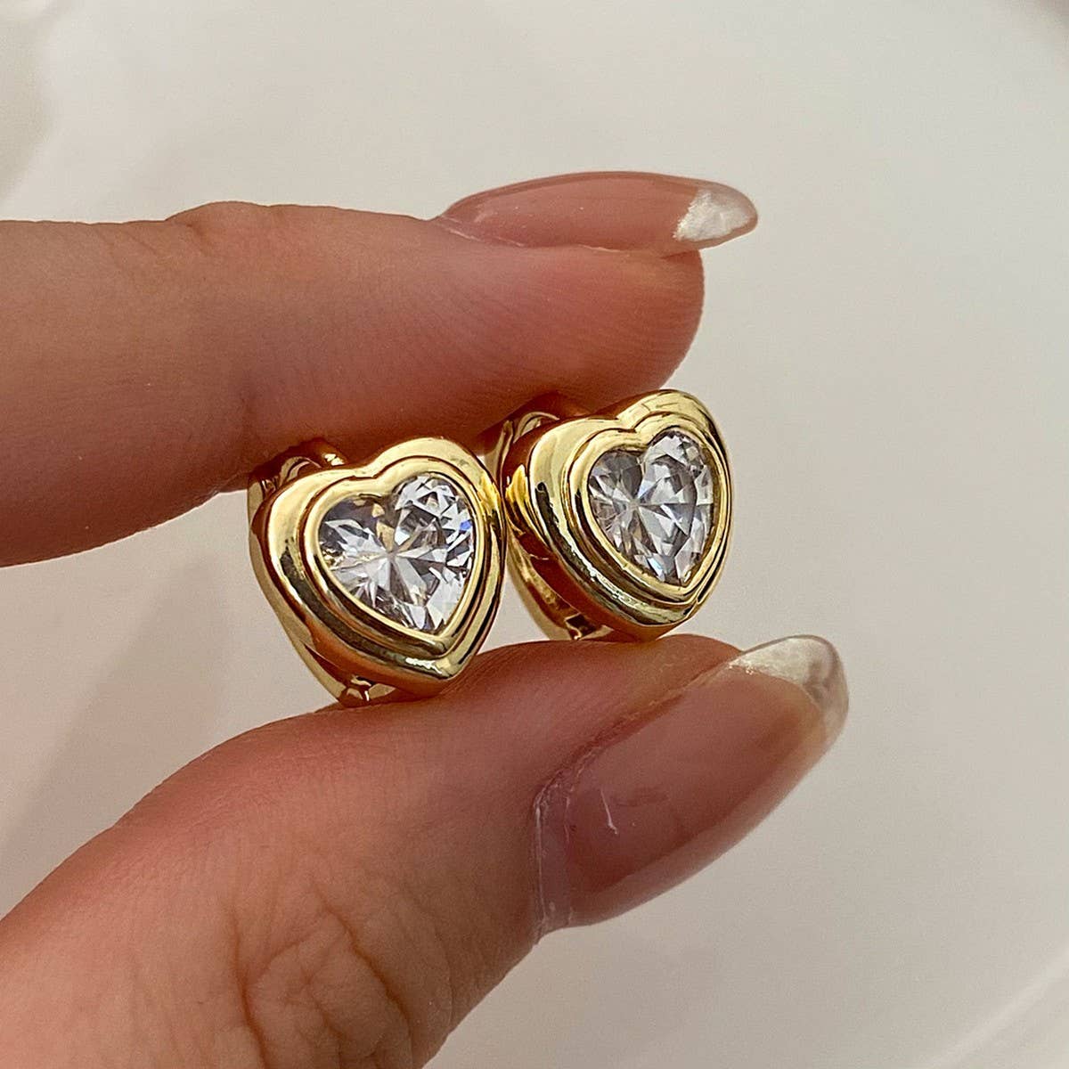 VALENTINE'S DAY RETRO HIGH-END HEART EARRINGS